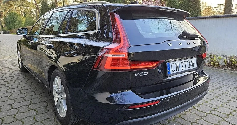 Volvo V60 cena 88000 przebieg: 161000, rok produkcji 2019 z Włocławek małe 277
